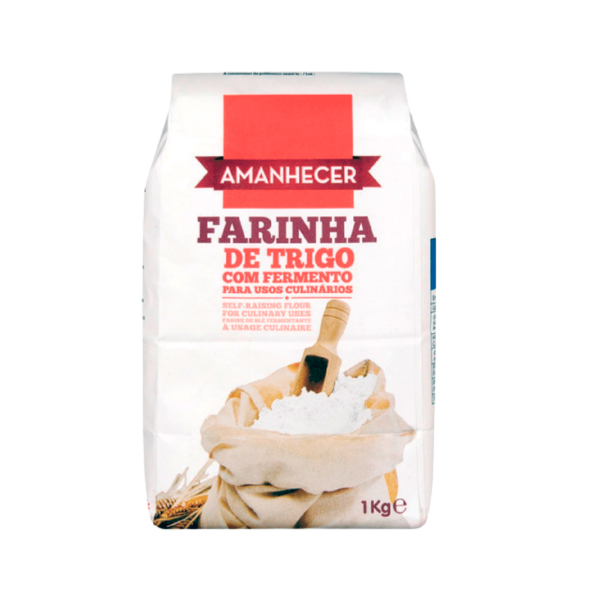 Farinha De Trigo Com Fermento 1 kg Amanhecer