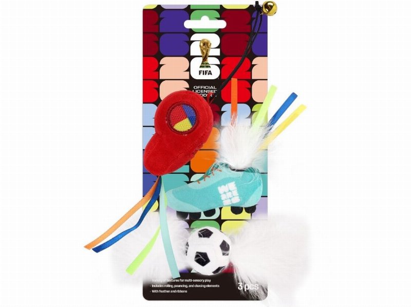 Conjunto De Brinquedos Afp Para Gato Mundial 3 Unidades