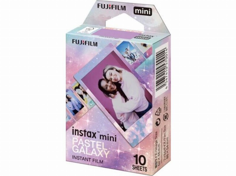 Rolos Fotográficos Fujifilm Instax Mini Pastel Galaxy 10Pk