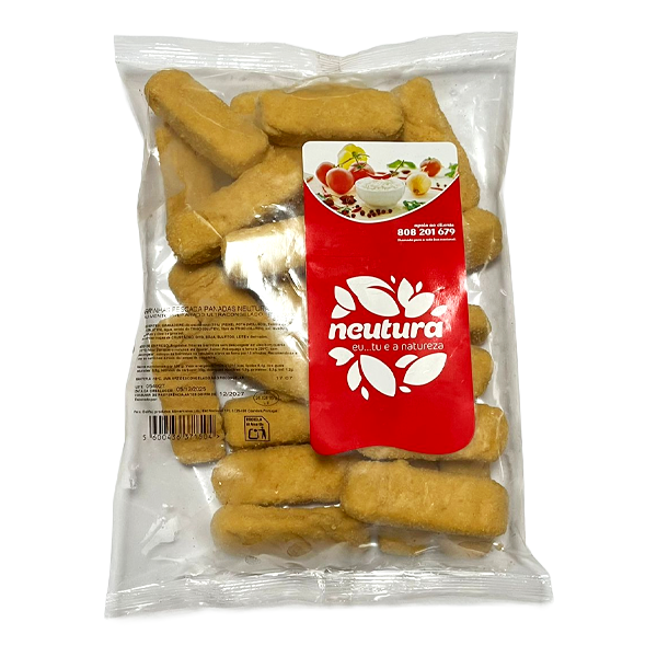 Barrinhas De Pescada Saco 820 g Neutura