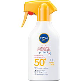 Protetor Solar Spray  Protect & Sensitive Allergy Fps 50+ Nivea Sun  250 ml