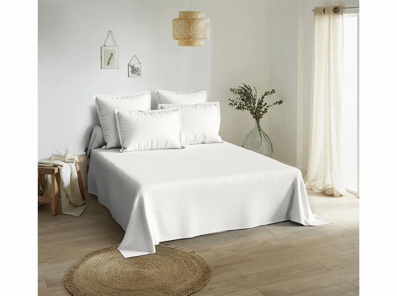 Jogo Cama Actuel Poli Rec Branco 160X280Cm