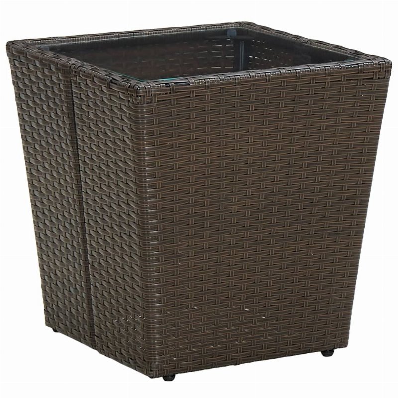 Hkh 7 Pcs Conjunto Sofás P/ Jardim C/ Almofadões Vime Pe Cinzento - Cinzeto