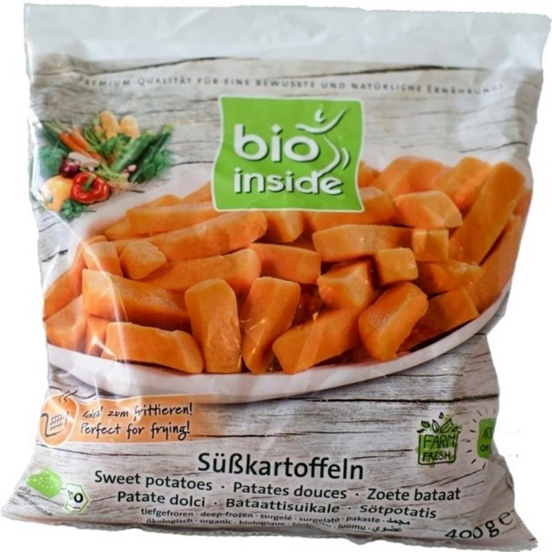 Batata Doce Pedaços Bio Inside Cong 400 g