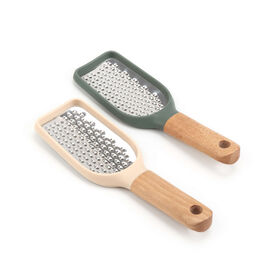 Raspador Aço Inoxidável Com Cabo Madeira 4 My Kitchen (Várias Cores) Kasa