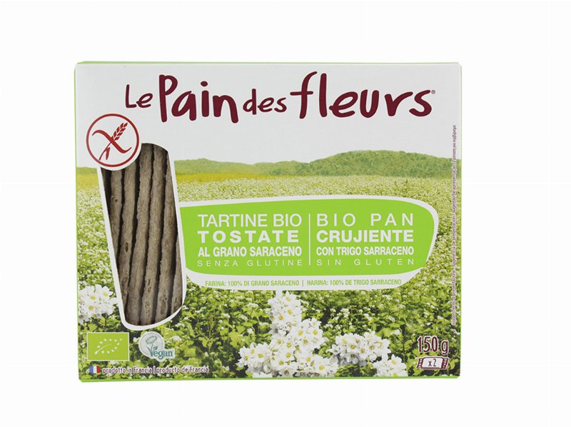 Pão Le Pain Des Fleurs Flores Serra Sem Glúten Bio 150 g