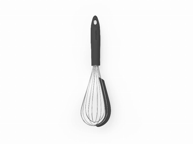 Batedor C/Raspador Silicone 25X55Cm