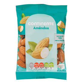 Amêndoa Com Pele Continente 50 gr