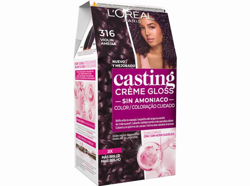Coloração Casting Temporária Creme Gloss Nº316 Ameixa Un