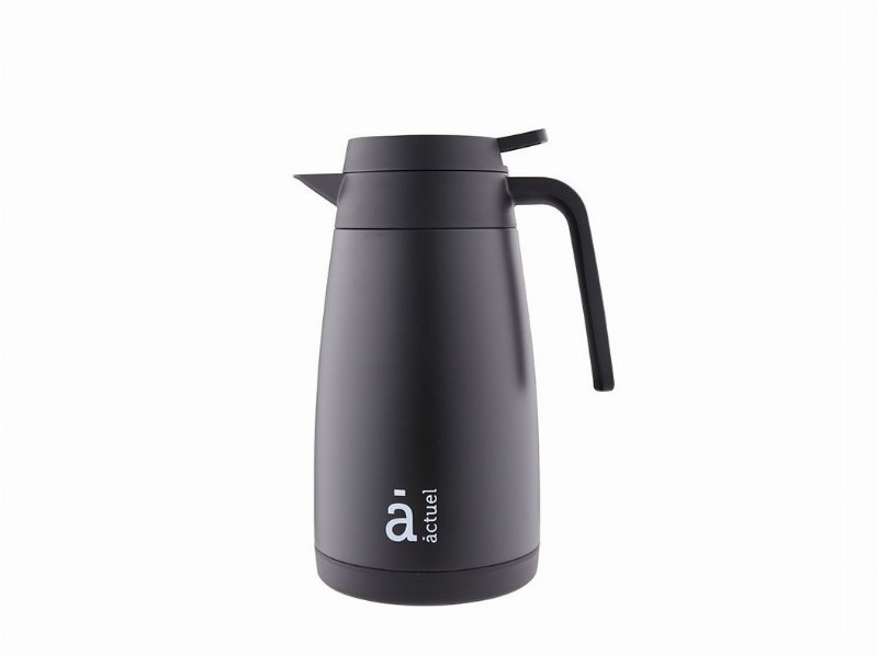 Jarro Térmico Actuel Inox Preto 1 l