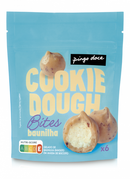 Mini Bolas De Gelado Cookie Dough Baunilha Pingo Doce 6Un