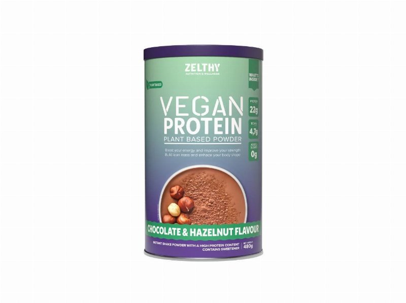 Proteina Vegetal Zelthy Chocolate E Avelã 480 g