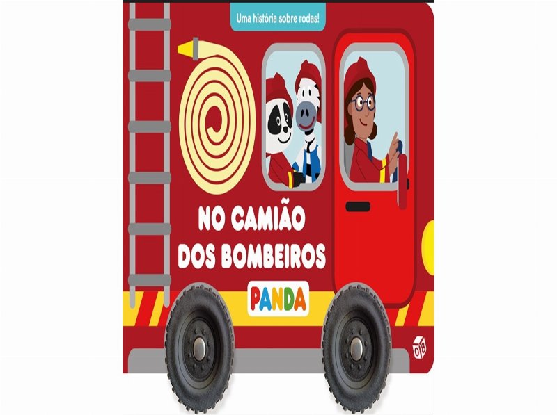 Livro Panda Sobre Rodas: No Camião Bombeiros