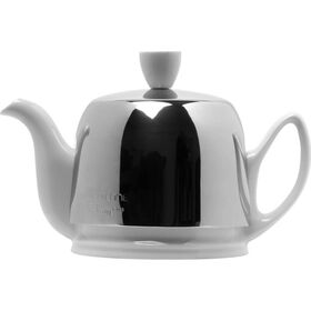 Bule De Chá De Porcelana Branco Salam Classique Guy Degrenne