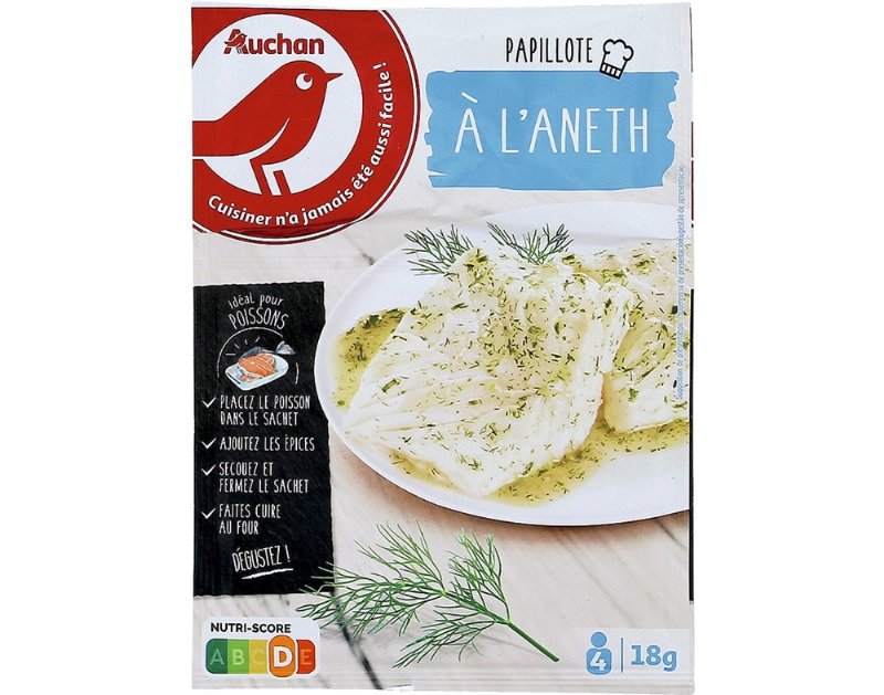 Tempero Auchan No Forno Para Peixe 18 g