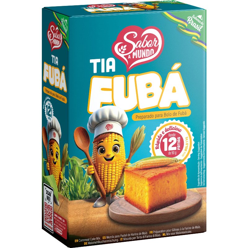 Preparado Para Bolo Fubá 550 g
