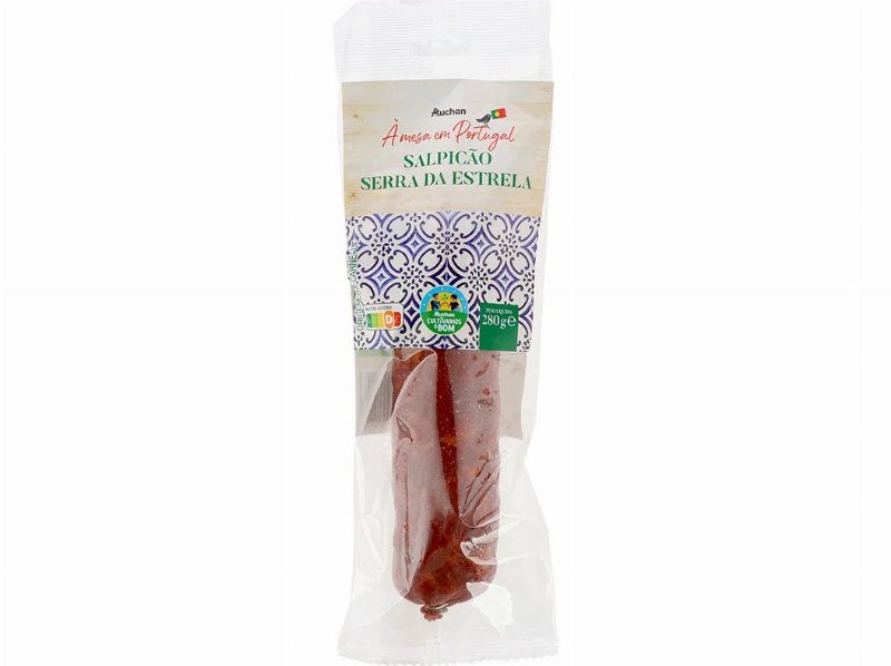 Salpicão Auchan À Mesa Em Portugal Cultivamos O Bom Serra Da Estrela 280 g