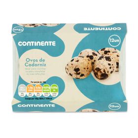 Ovos De Codorniz Continente 12 Un