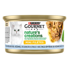 Comida Húmida Para Gato Adulto Peixe Lata Purina Gourmet Nature 85 g