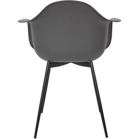 Conjunto De 4 Poltronas Cinza Gustav