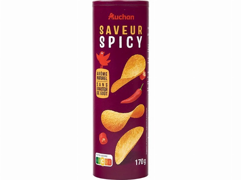 Aperitivo Auchan Base Batata Sabor Picante 170 g