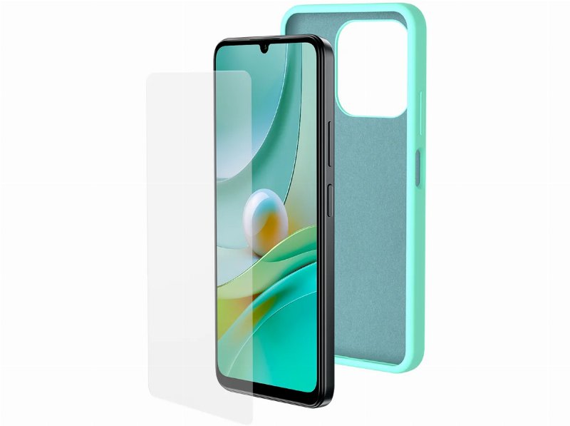 Capa + Protector Ecrã Spc D 3 Se Prot Menta 6.8"