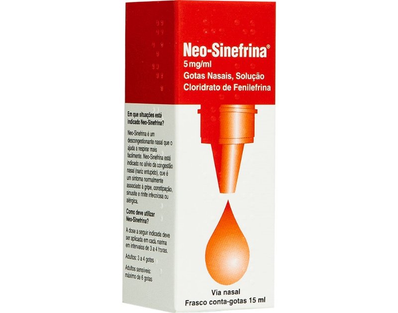 Gotas Neo Sinefrina Nasais Adulto 5Mg/Ml 15 ml