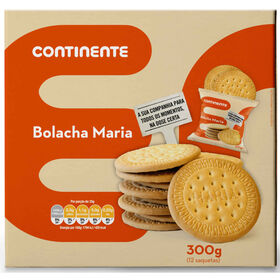 Bolachas Maria Continente 300 gr (12 Un)