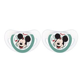 Chupetas 18-36M Silicone Mickey Azul Tigex