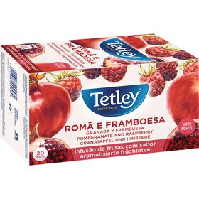 Infusão Romã E Framboesa Superfruits Saquetas Tetley 20 Un