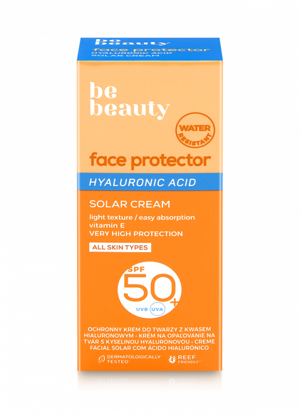 Protetor Solar Fluido Facial Spf50+ Be Beauty 0.05L