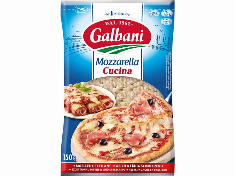 Queijo Mozzarella Ralado Galbani 150 g