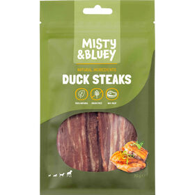 Snack Para Cão Bife Pato Misty & Bluey 70 g