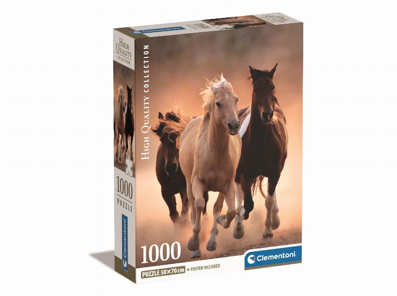 Puzzle Horses Clementoni 1000 Peças