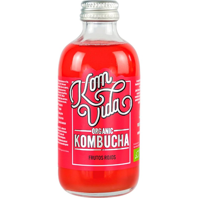 Bebida De Chá Fermentado Frutos Vermelhos Bio 250 ml