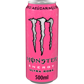 Bebida Energética Em Lata Ultra Rosá Sem Açúcar Monster 50 cl
