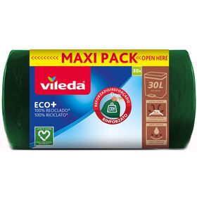 Sacos Lixo Eco+ Maxi Rolo 30 Lt Vileda 30 Un
