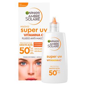 Protetor Solar Rosto Fluído Anti-Manchas Fps 50+ Garnier Ambre Solaire 40 ml