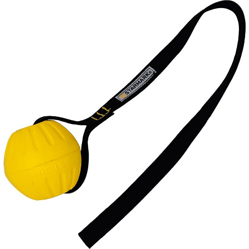 Brinquedo Para Cão Corda Com Bola Amarela L 1 unidade