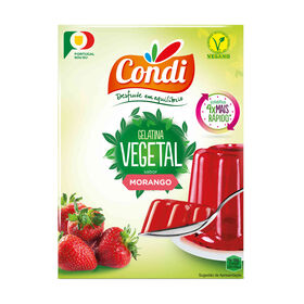 Gelatina Em Pó Vegetal De Morango Condi 180 gr