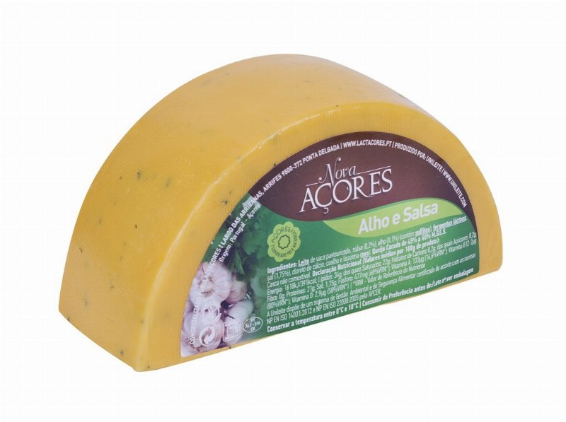 Queijo Nova Açores Prato Alho E Salsa Kg