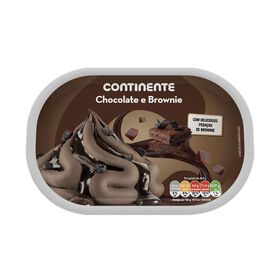 Gelado Chocolate Brownie Continente 950 ml