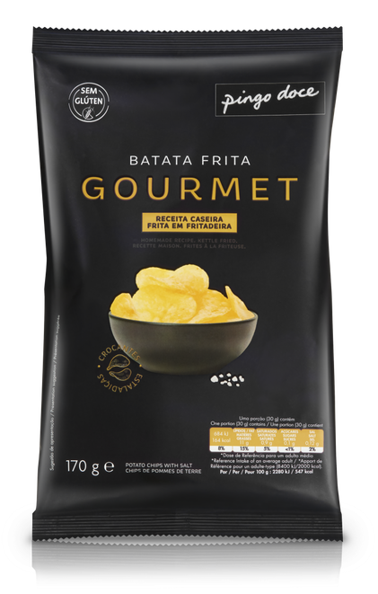 Batatas Fritas Lisa Gourmet Pingo Doce 0.17Kg