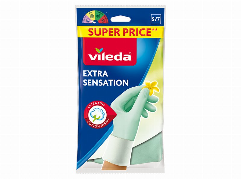 Luvas Vileda Extra Sensation Tamanho Pequeno