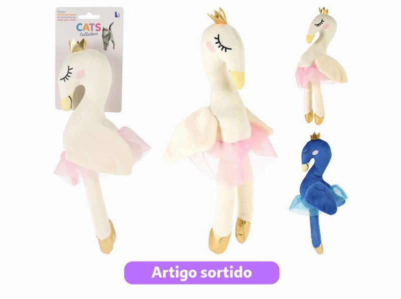 Brinquedo Gato Cats Collection Flamingo 34X15X4Cm Cores Sortidas