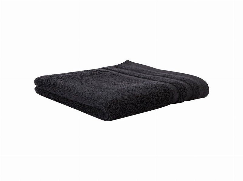 Toalha Mãos Alg Organic Actuel Preto 500 gr 50X100