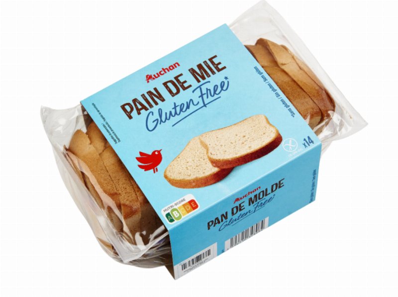 Pão De Forma Auchan Sem Gluten 400 g