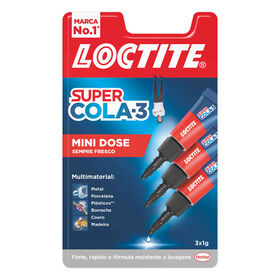 Super Cola 3 Mini Trio Loctite 3 X 1 gr