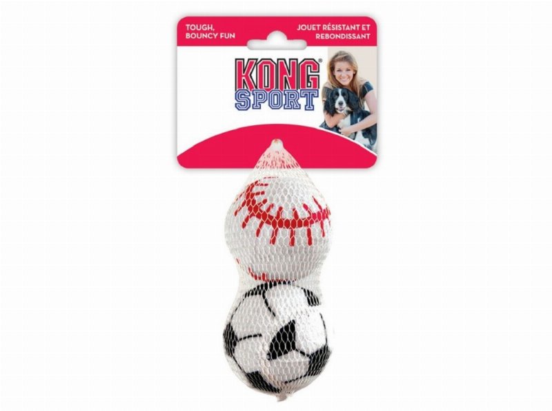 Brinquedo Para Cão Kong Sport Bolas Tamanho Grande 2 Unidades