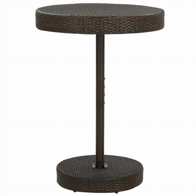 Hkh Mesa De Jardim 75, Vime Pe Castanho - Marrom